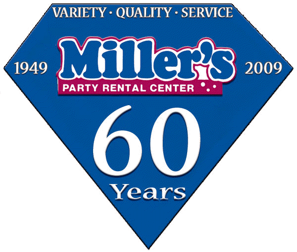 Miller's Party Rental Center 60th Anniversary